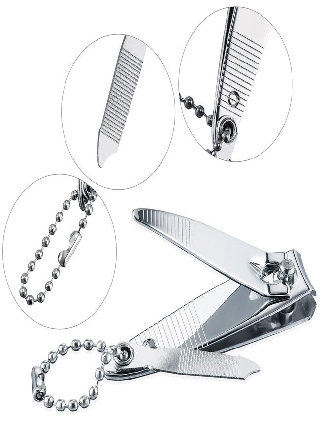 بيميمو مجموعة مقصات أظافر من الفولاذ المقاوم للصدأ من بيميمو، 24 قطعة، تتضمن مقصات أظافر اليدين والقدمين، مناسبة للرجال والنساء وكبار السن، للاستخدام المنزلي والسفر. - Image 4